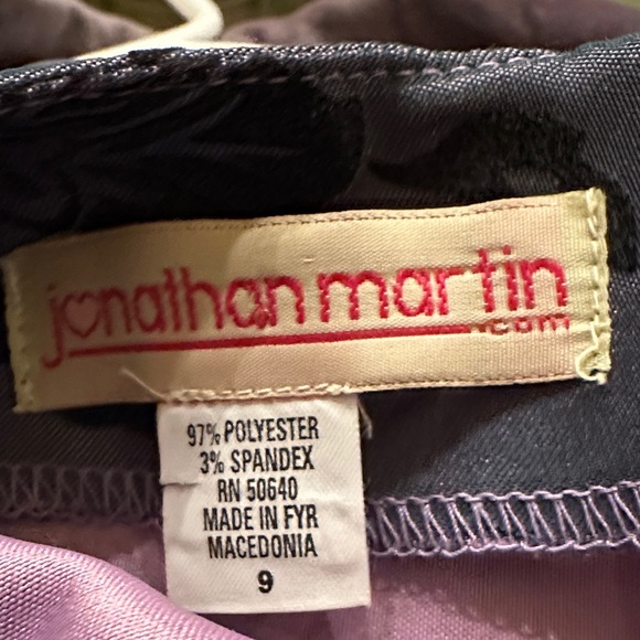 Jonathan Martin Dark Blue and Black Slip  Dress size 9 - Picture 2 of 4